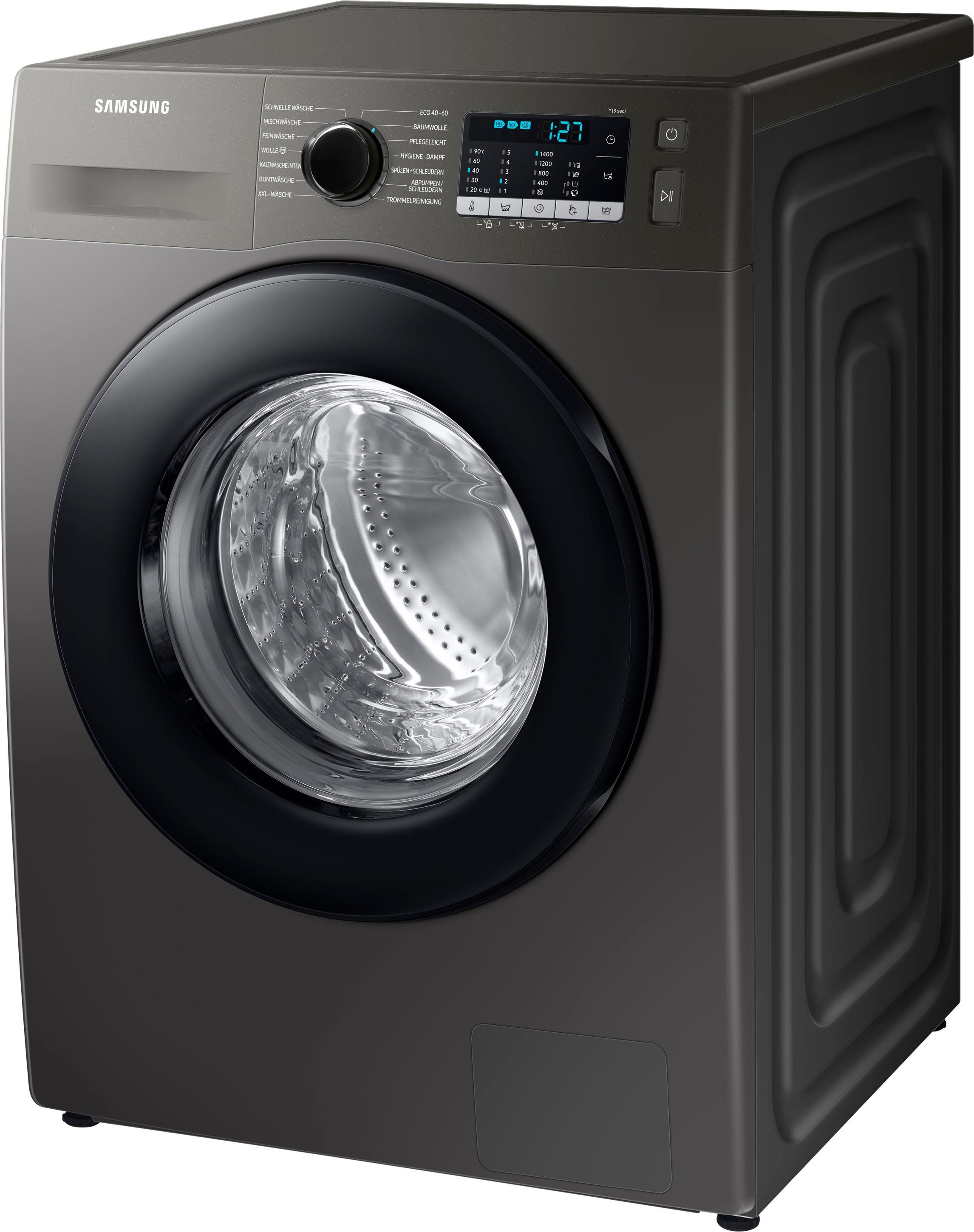 Samsung Waschmaschine WW5000T INOX WW70TA049AX, 7 kg, 1400 U/min, FleckenIntensiv-Funktion