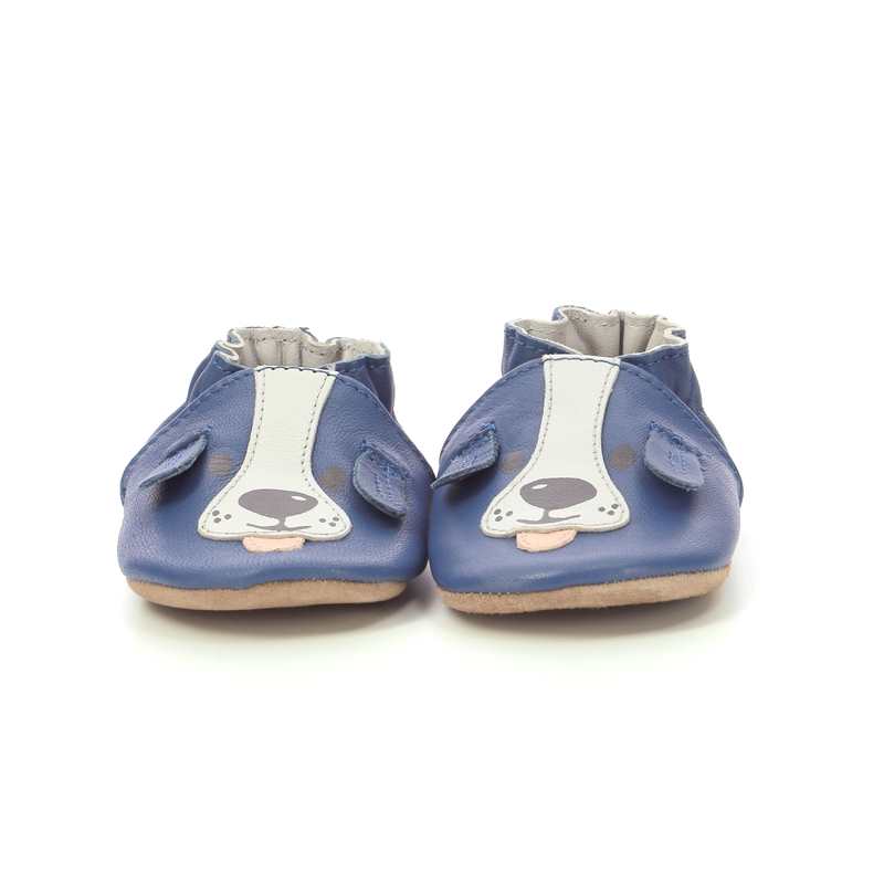 Chaussons cuir tannage vegetal Sweety Dog