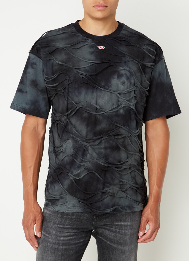 Diesel T-boxette T-shirt with tie-dye design