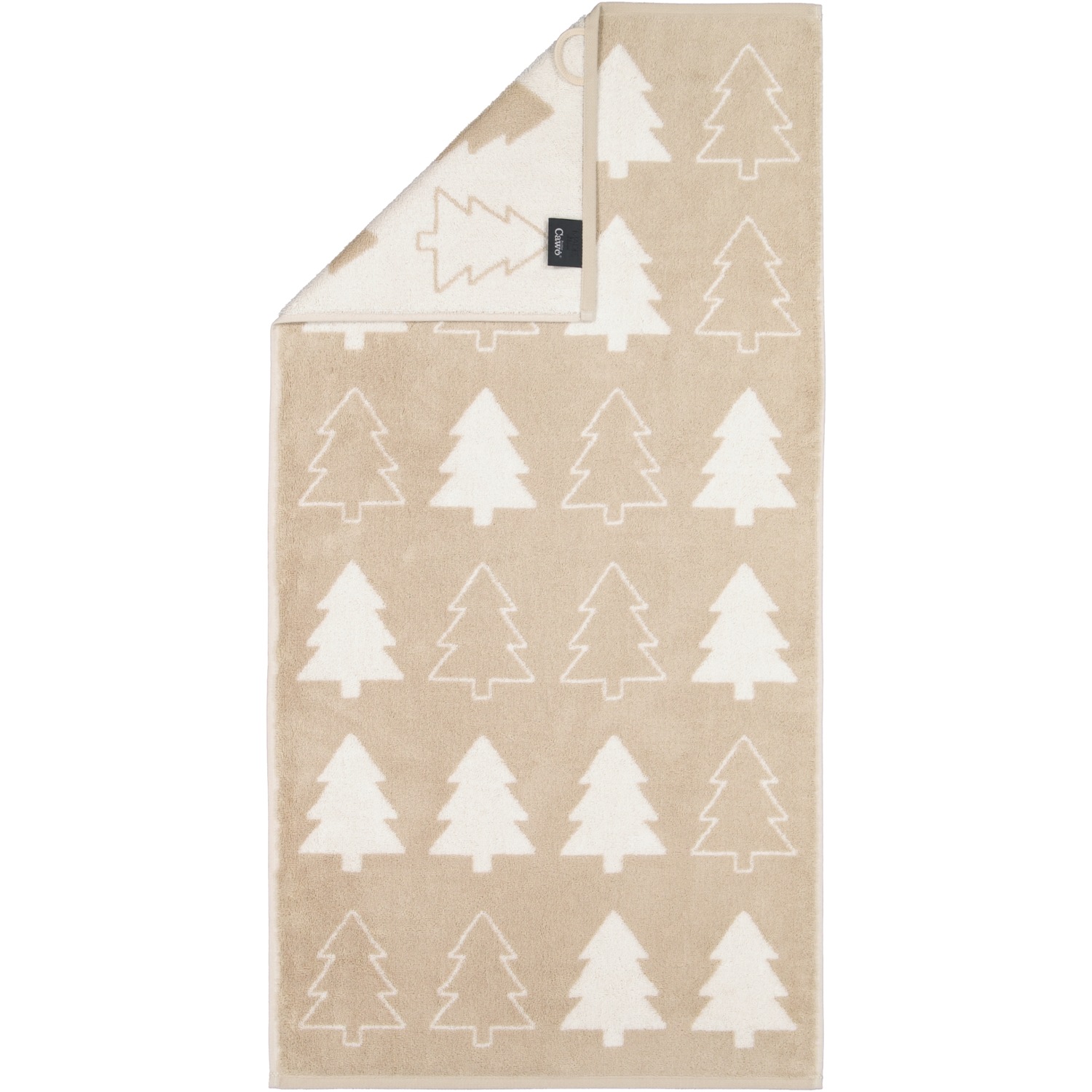 Cawö Handtücher Christmas Edition Tannenbäume 794 natur - 33