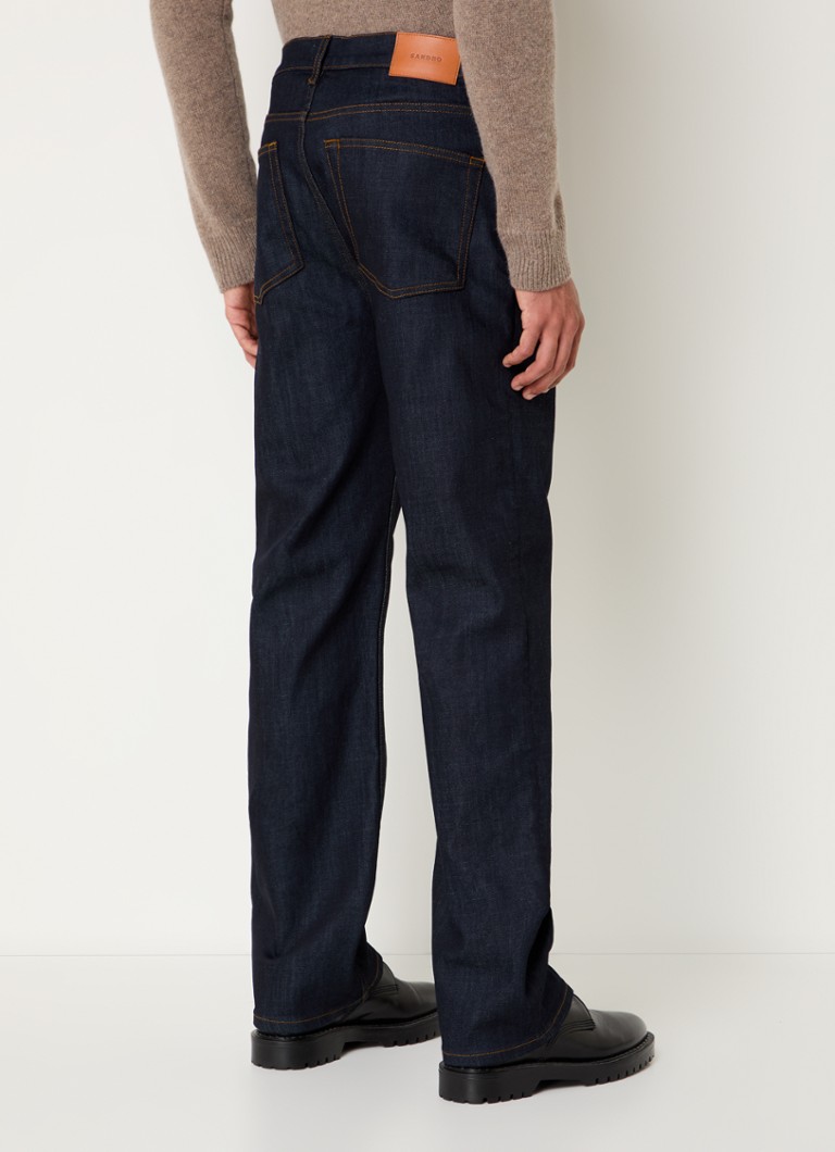 Jeans Sandro a gamba dritta, lavaggio scuro