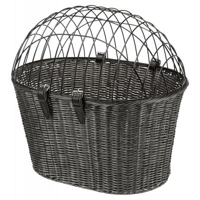 Trixie Front Fahrradkorb aus Polyrattan