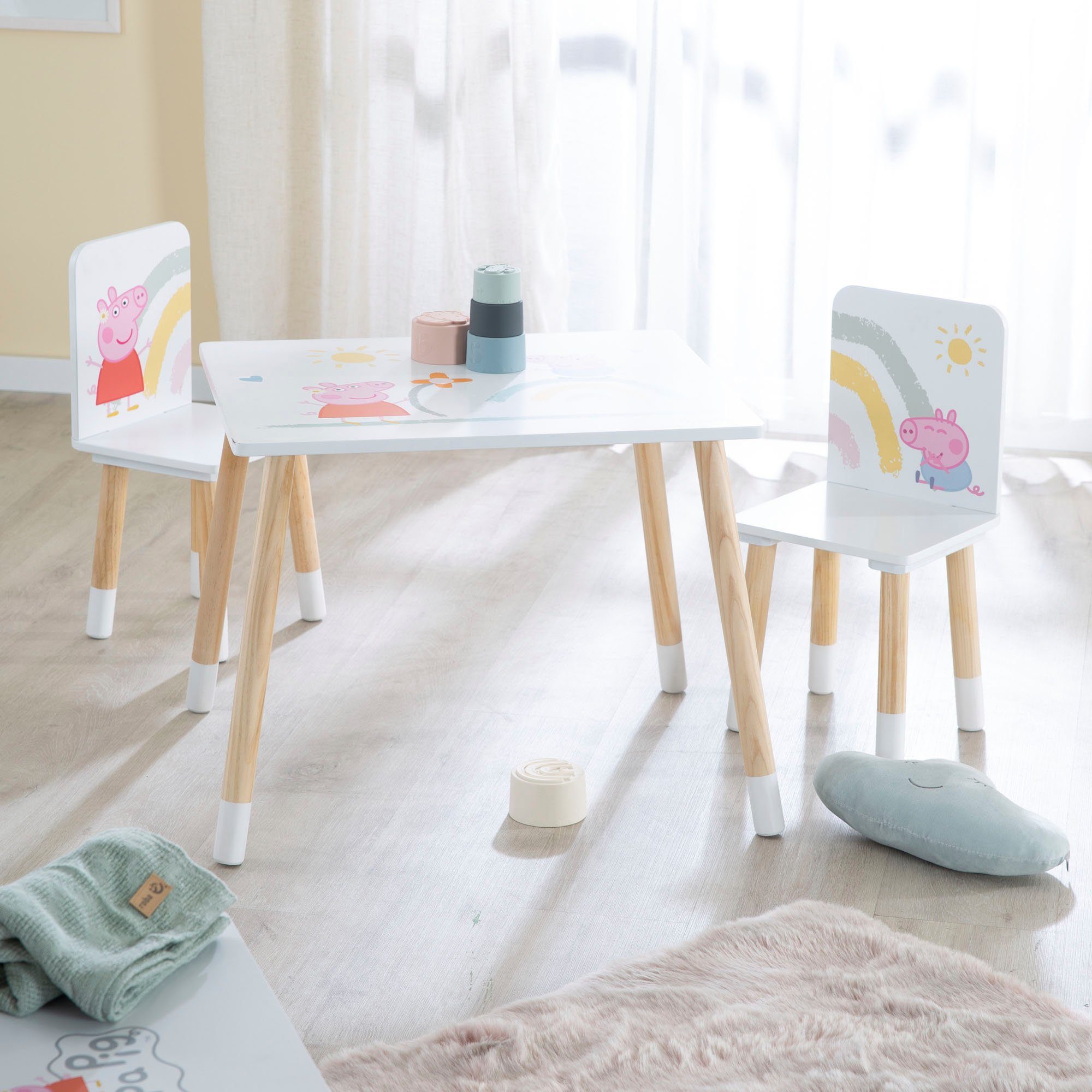 roba® Kindersitzgruppe Peppa Pig, (3-tlg)