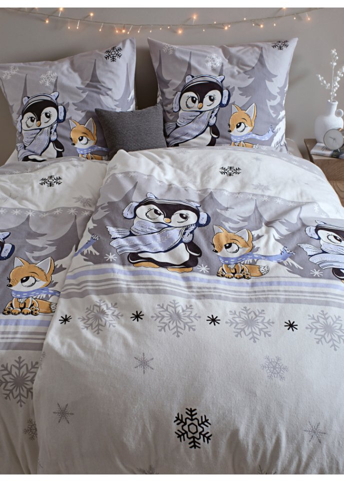 Bettwäsche mit Pinguinen