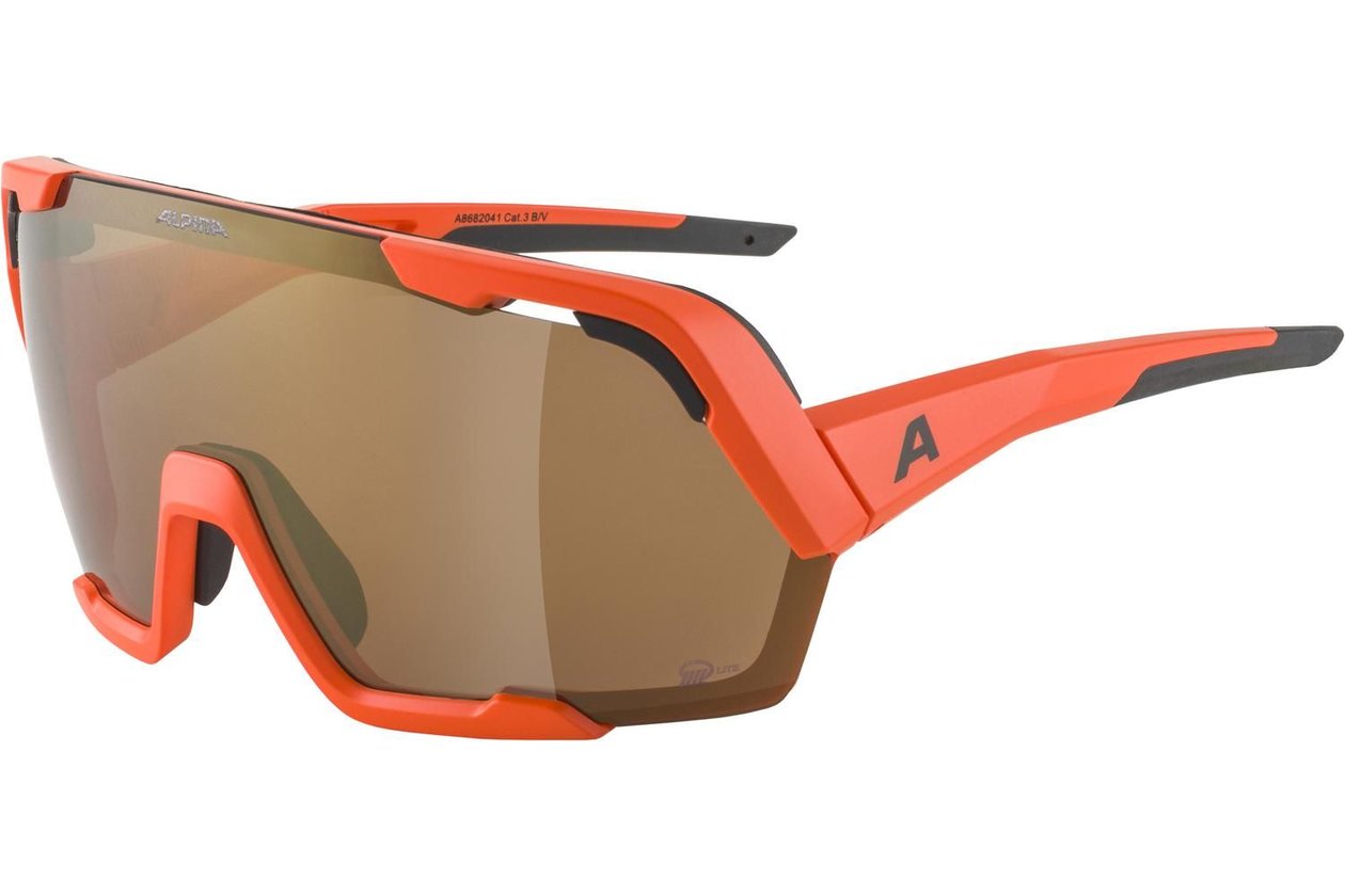 Alpina Rocket Bold Q-Lite pumkin/orange matt / bronce mirror lens