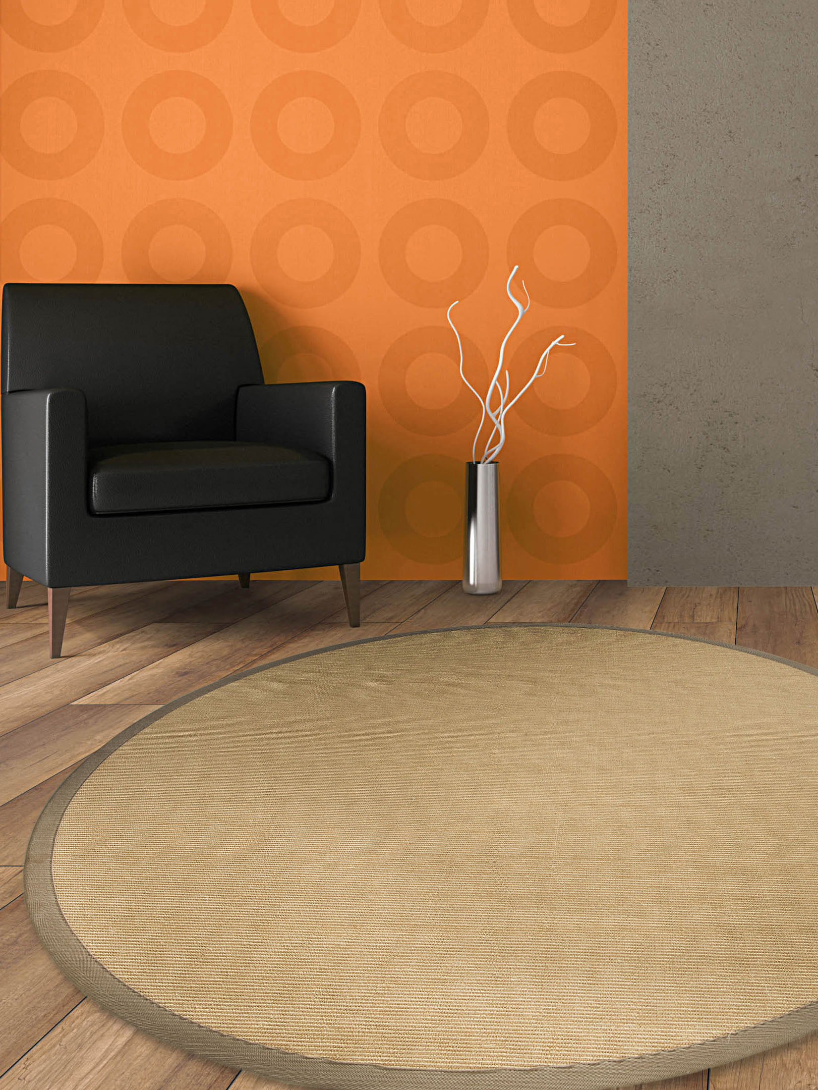 Aruba Nature Sisal-Teppich, Cappuccino