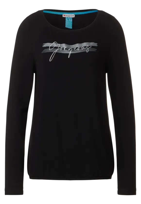 Street One Langarmshirt mit Wording