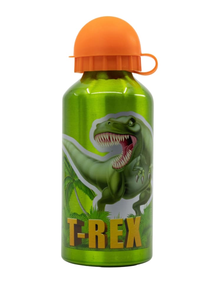Yuhu.kids 2tlg. Set: Trinkflasche und Brotdose Dinosaurier T-Rex in Mehrfarbig günstig kaufen onesize