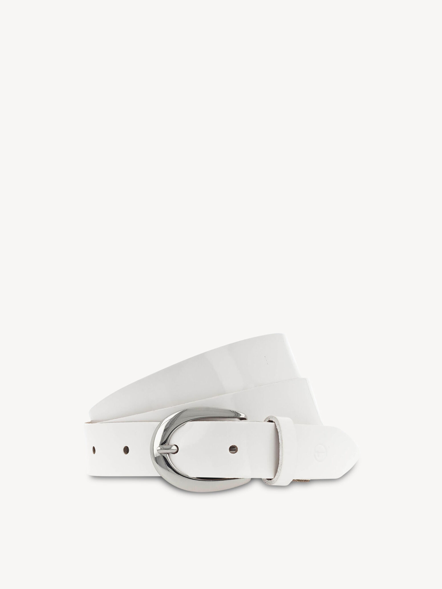Ceinture en cuir - blanc