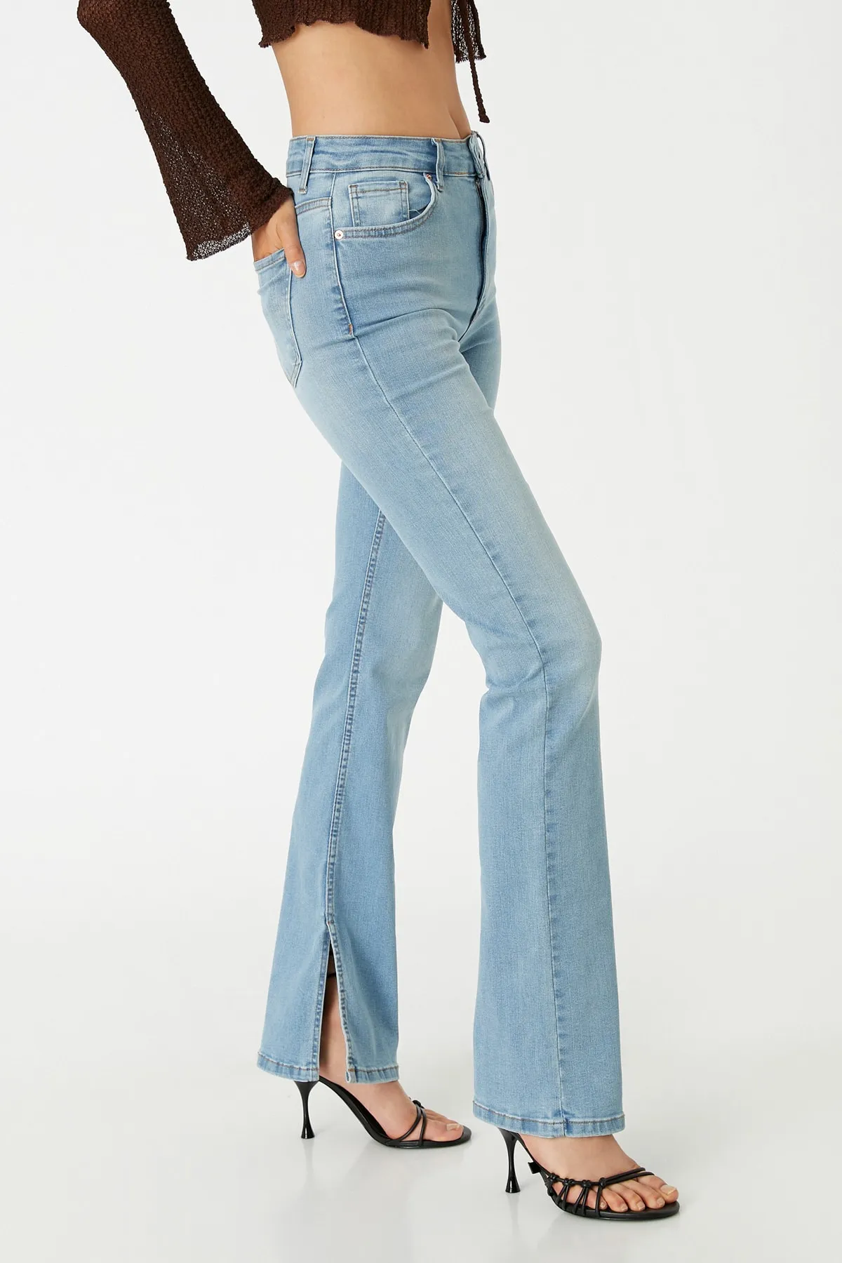 Koton  Helle Indigohose für Damen 3WAL40047MD