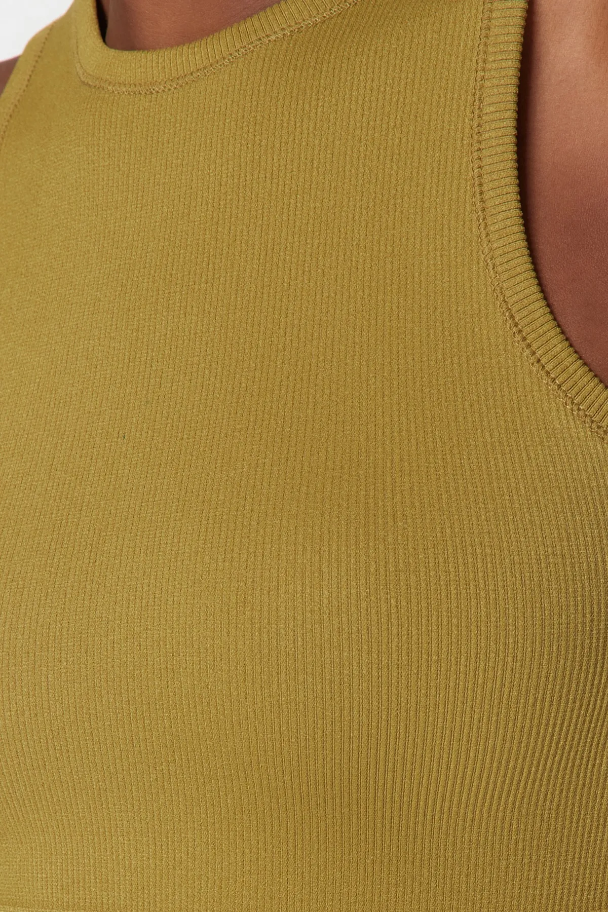 Trendyol Collection  Ölgrüner nahtloser/nahtloser, leicht stützender/formender gestrickter Sport-BH TWOSS21SS0024