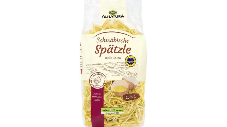 Alnatura Bio Schwäbische Spätzle 400 g