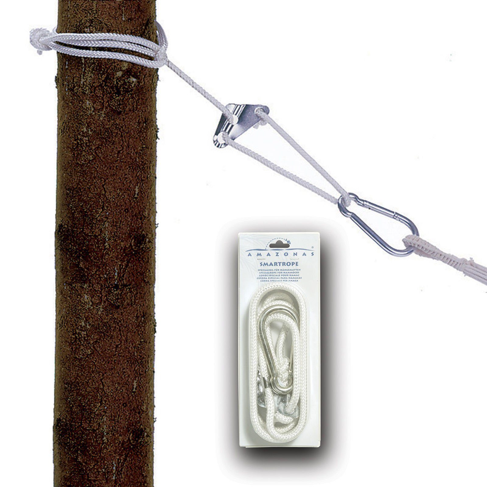 Amazonas Hängematte Smartrope Hängematten Befestigung Seil, Set Hängesessel Baum Befestigung