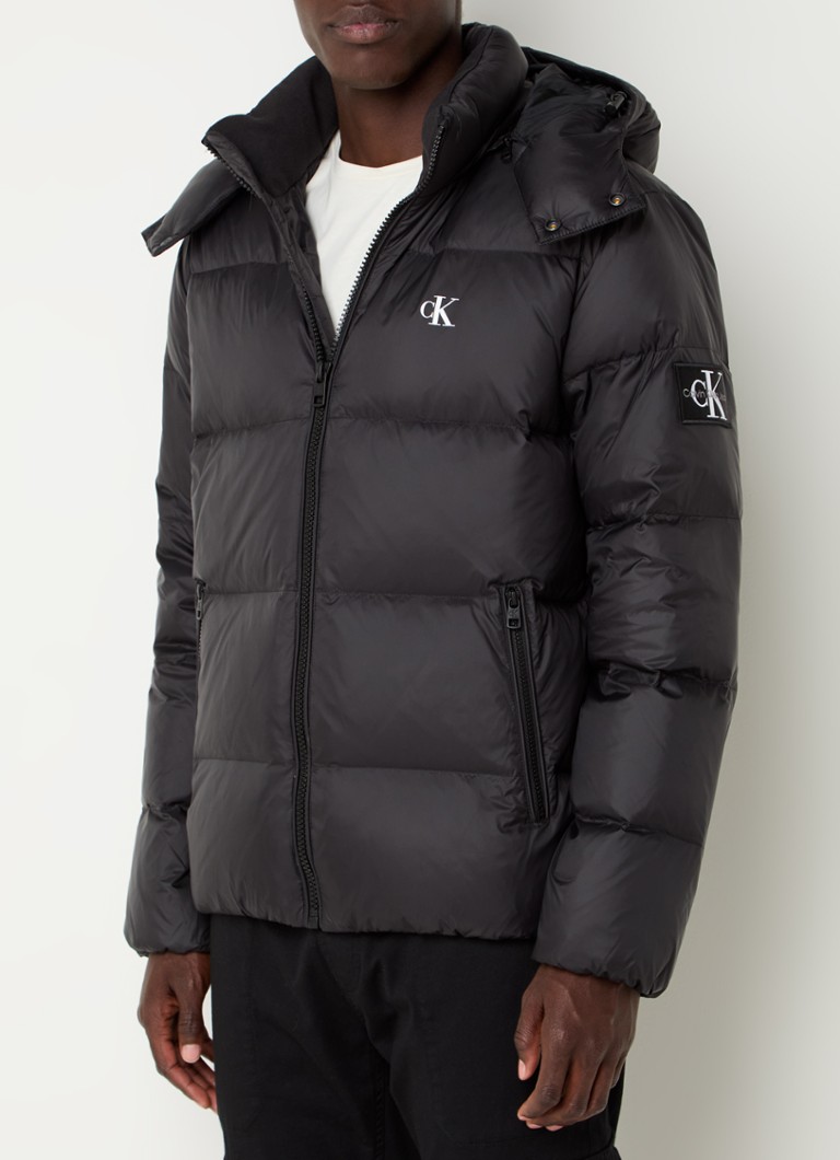 Calvin Klein Down puffer jacket with down padding and removable hood