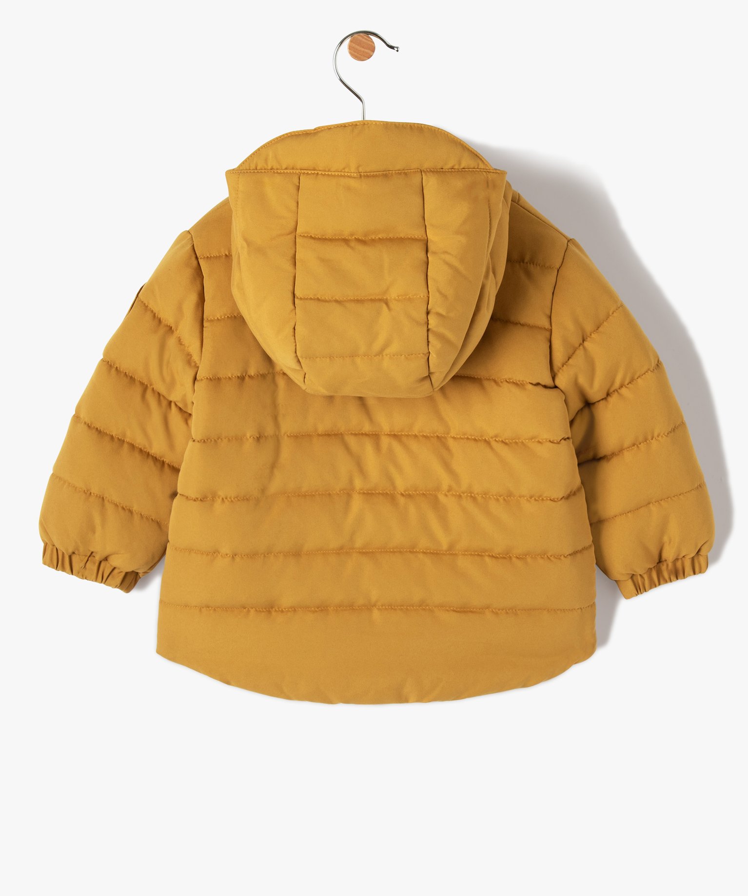 Blouson bébé Garçon à capuche et doublure chaude - LuluC... jaune | GEMO