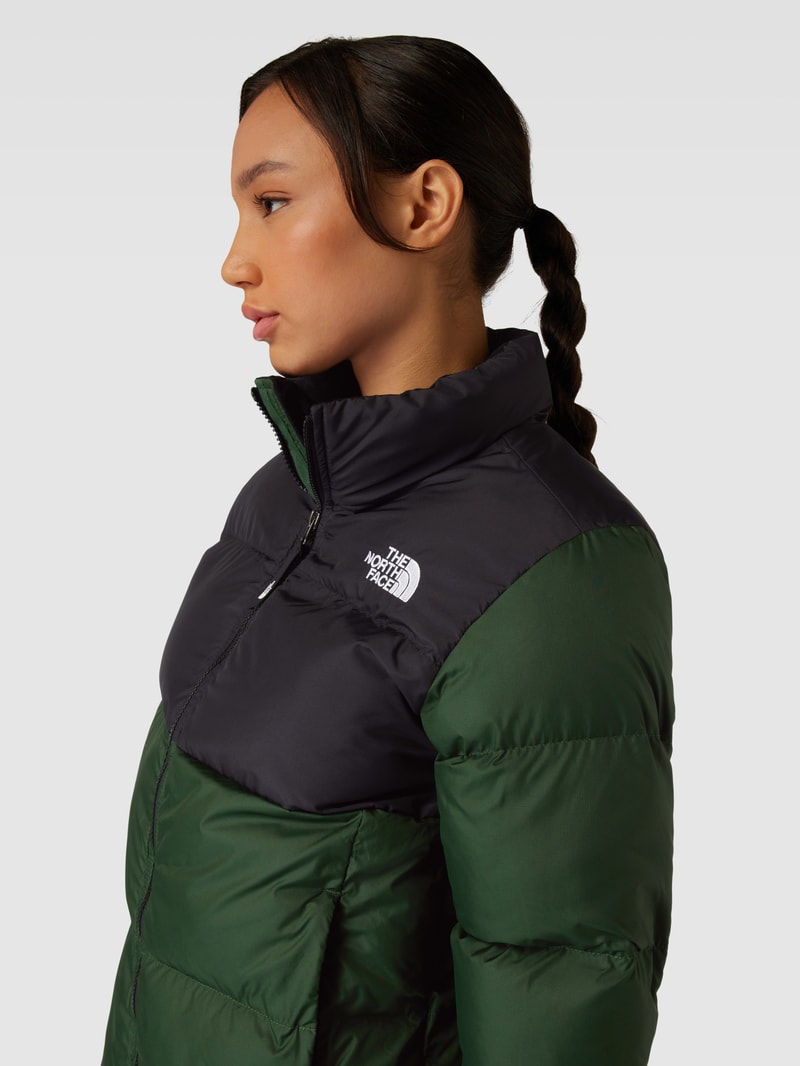 Steppjacke in Two-Tone-Machart Modell 'Saikuru' in dunkelgrün