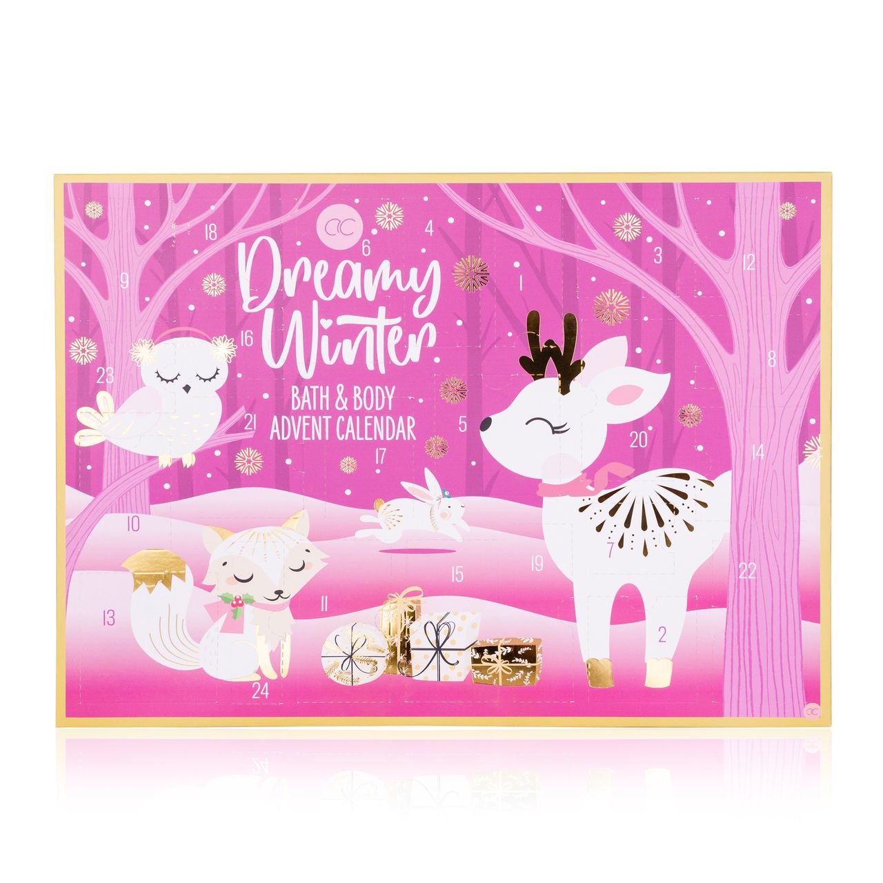 accentra Adventskalender DREAMY WINTER in rechteckiger Box