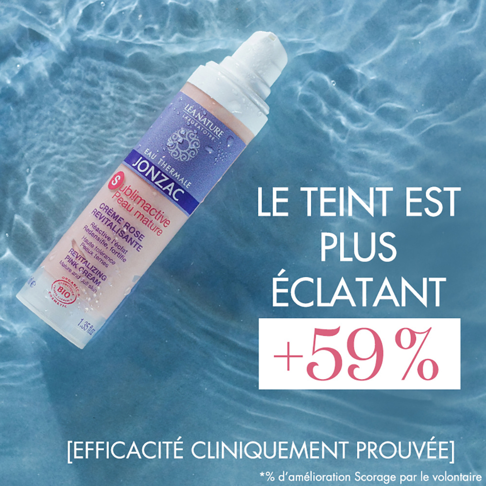 eau thermale jonzac Crème rose revitalisante Crème
