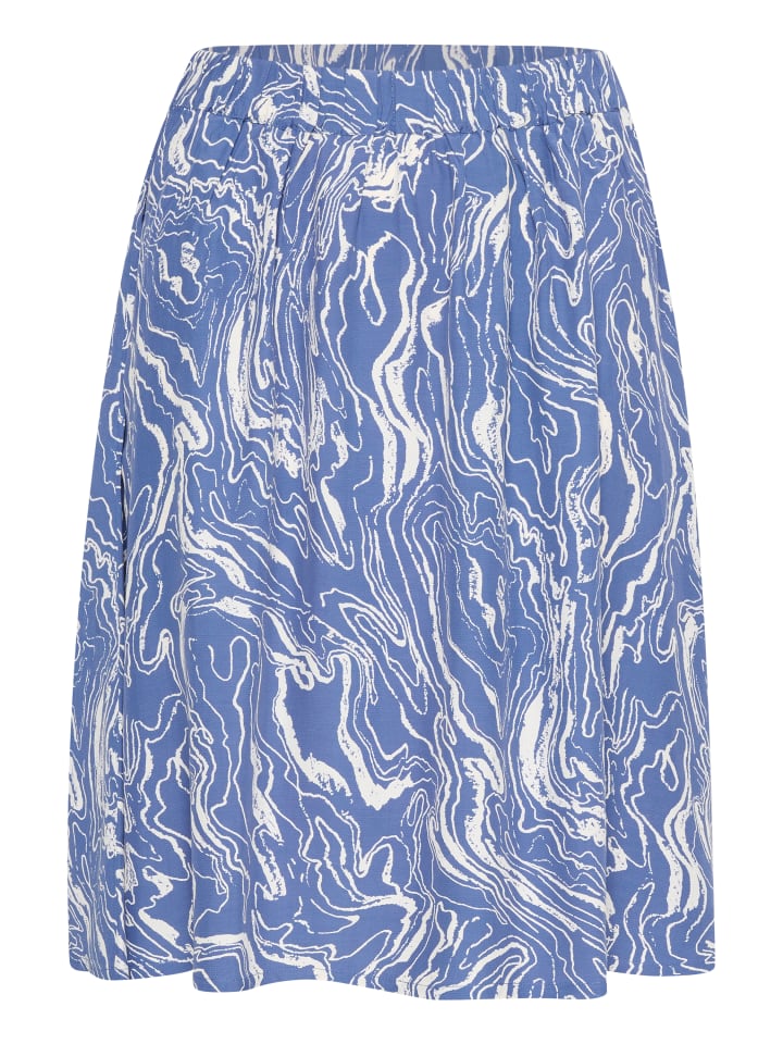 Kaffe Rock KAarona in Blue Indigo/White Marbel günstig kaufen