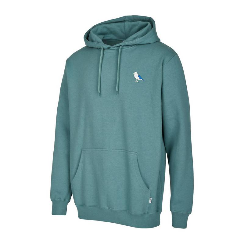 Cleptomanicx Hooded Embro Gull 2 Kapuzenshirt Herren