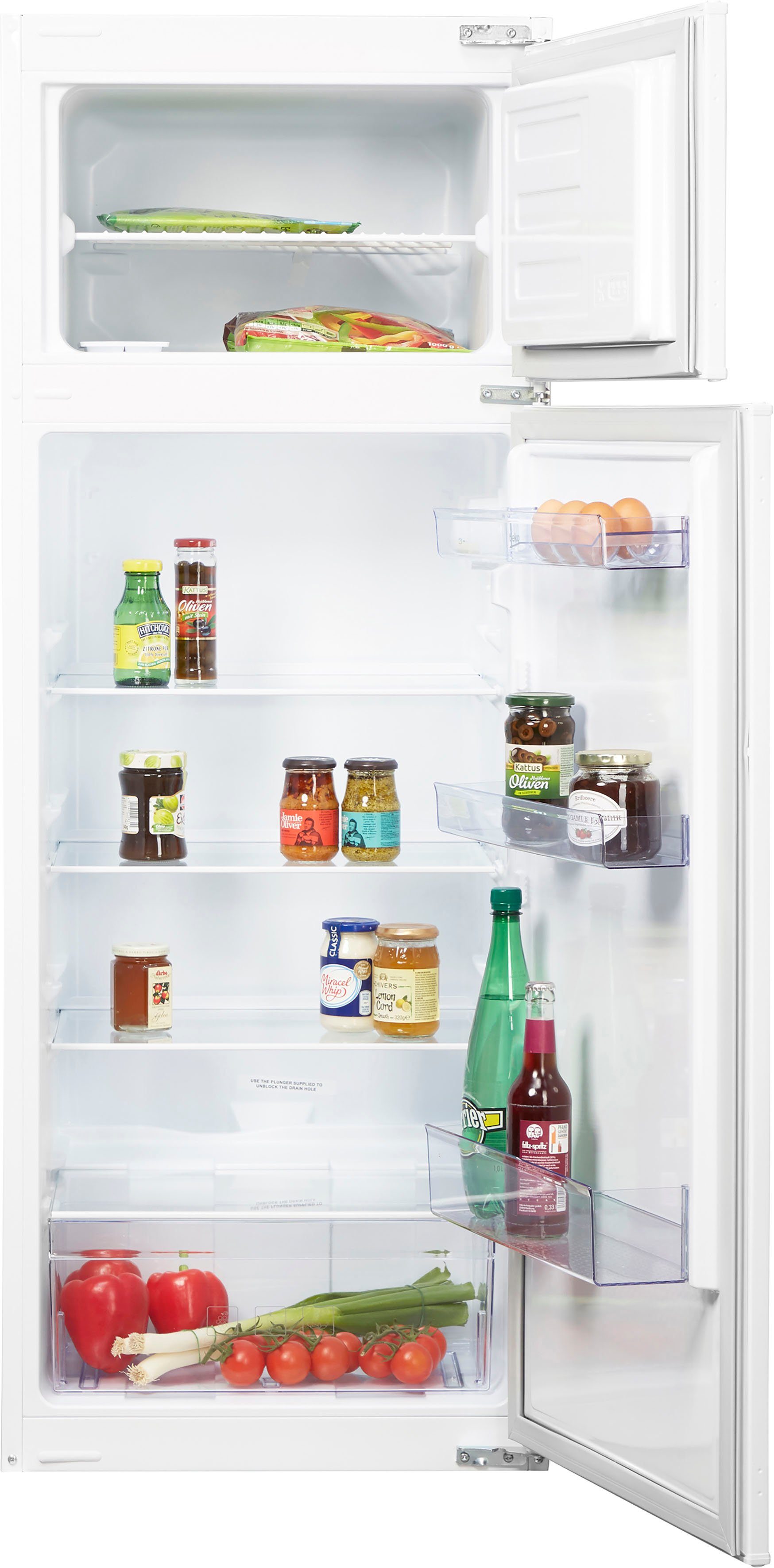 BEKO Einbaukühlgefrierkombination BDSA250K3SN, 144,8 cm hoch, 54 cm breit