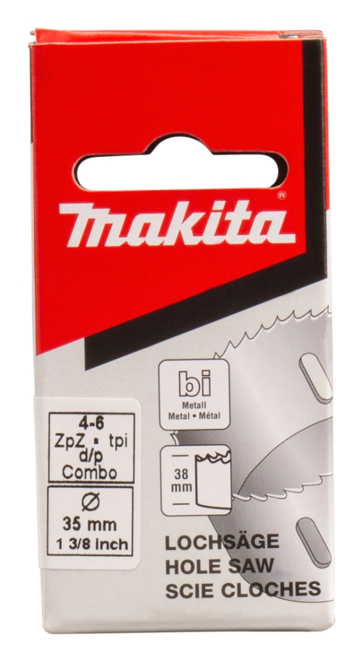 Scie cloche Makita Accessoires P-34992 35 mm HSS bimétal blanc