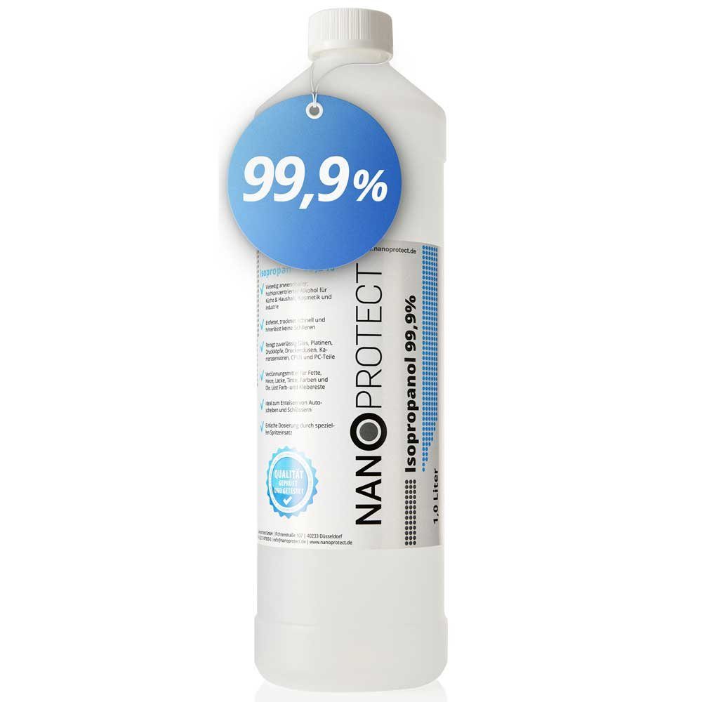 Nanoprotect Isopropanol 99,9% - 1 Liter Reinigungsalkohol