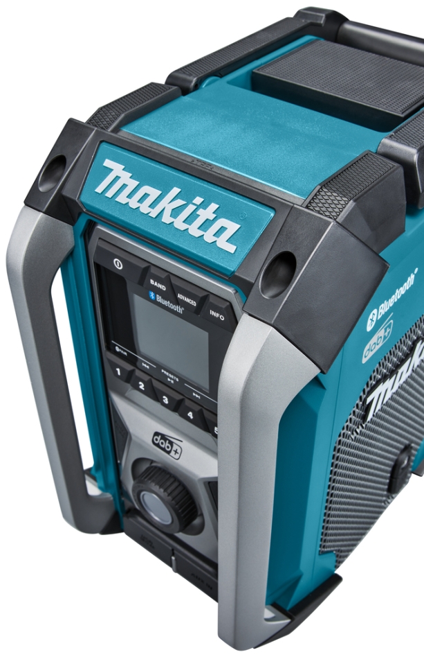 Radio de pared Makita MR007GZ FM DAB/DAB+ Bluetooth 18V/40V máx. sin baterías ni cargador.