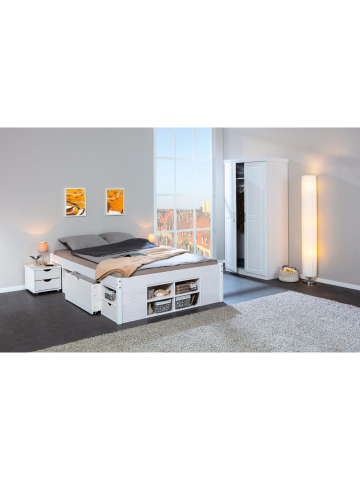ebuy24 Doppelbett Till Weiß 186 x 209 cm günstig kaufen onesize