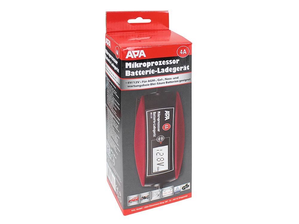 APA Mikroprozessor Batterie-Ladegerät 6/12V 4A