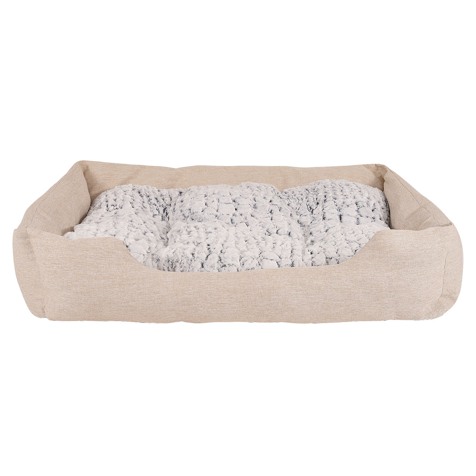 Lionto Hundebetten Lionto Hundebett mit Wendekissen meliert L