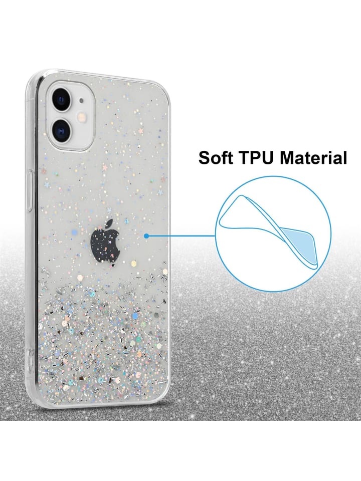 cadorabo Hülle für Apple iPhone 11 PRO Glitter in Transparent mit Glitter günstig kaufen iPhone 11 Pro