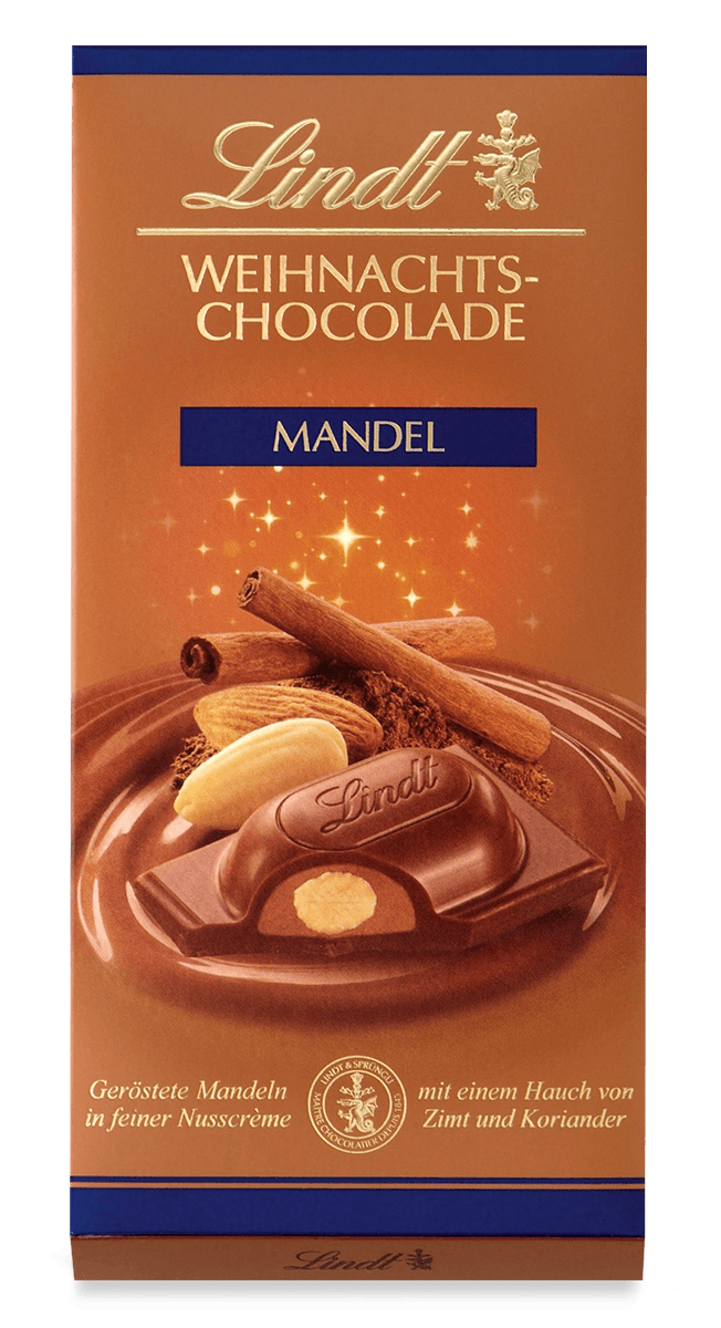 Weihnachts-Chocolade Mandel, 100g
