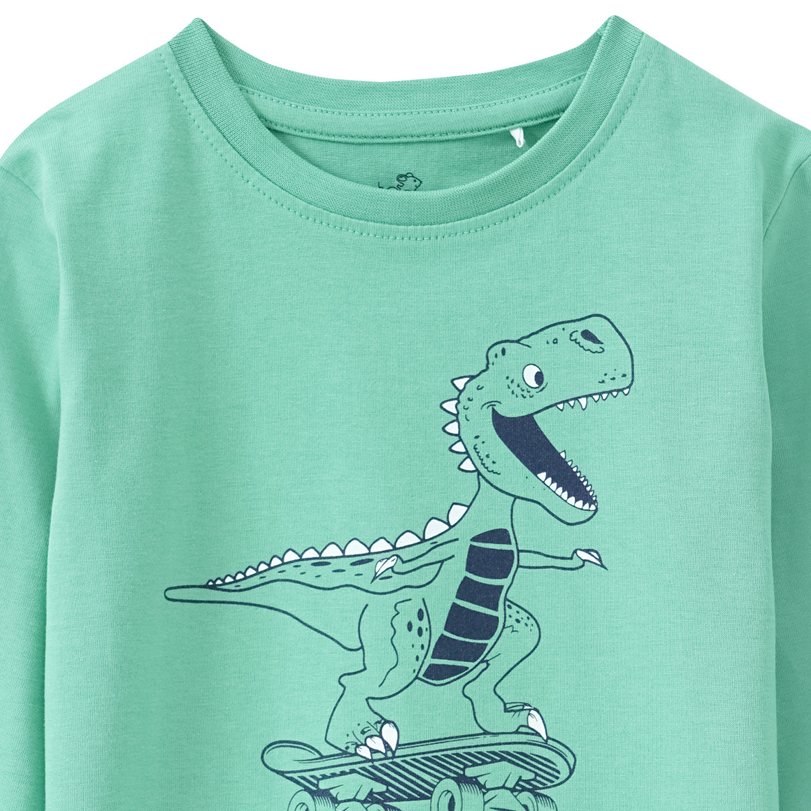 Jungen Langarmshirt mit Dino-Motiv