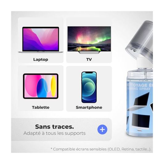 Kit de curățare APM pentru monitor TV (lavetă cu gel)