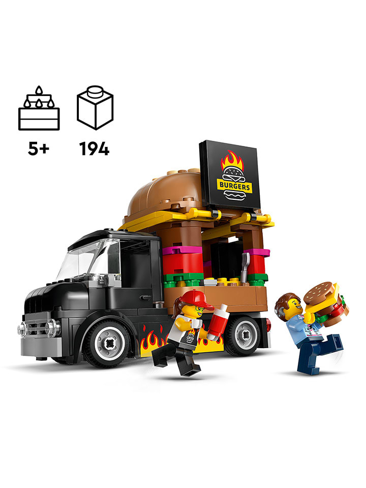 LEGO LEGO® City: Burger-Truck - ab 5 Jahren günstig kaufen onesize
