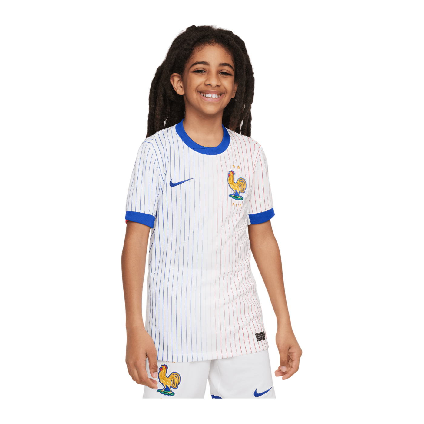 Nike Frankreich Trikot Away EM 2024 Kids Weiss F100