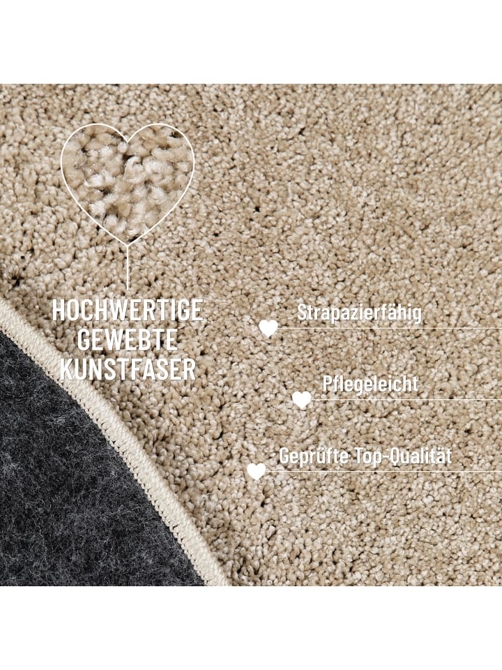 Homie Living Läufer Manta in sand beige meliert günstig kaufen
