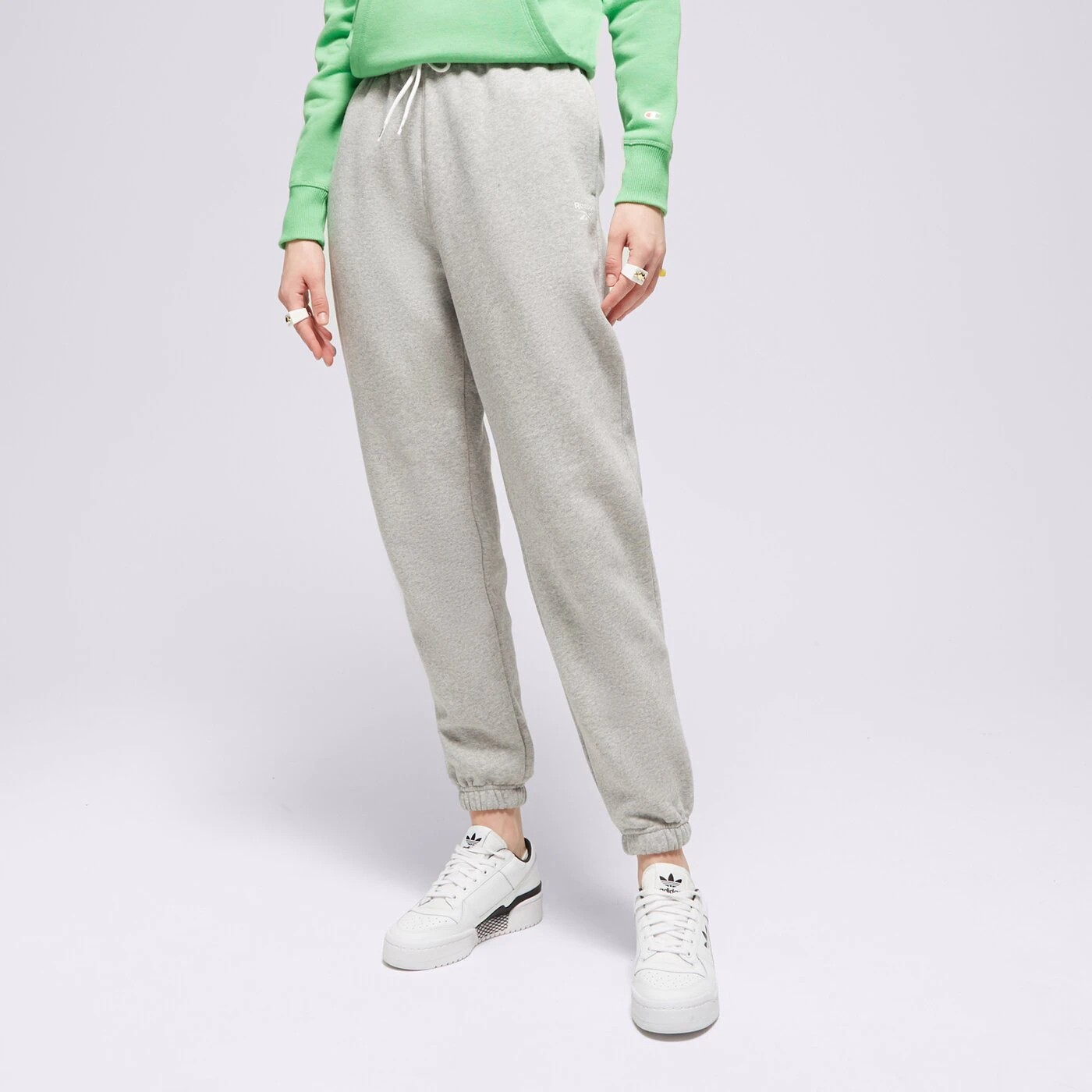 REEBOK HOSE RI FLEECE Grau