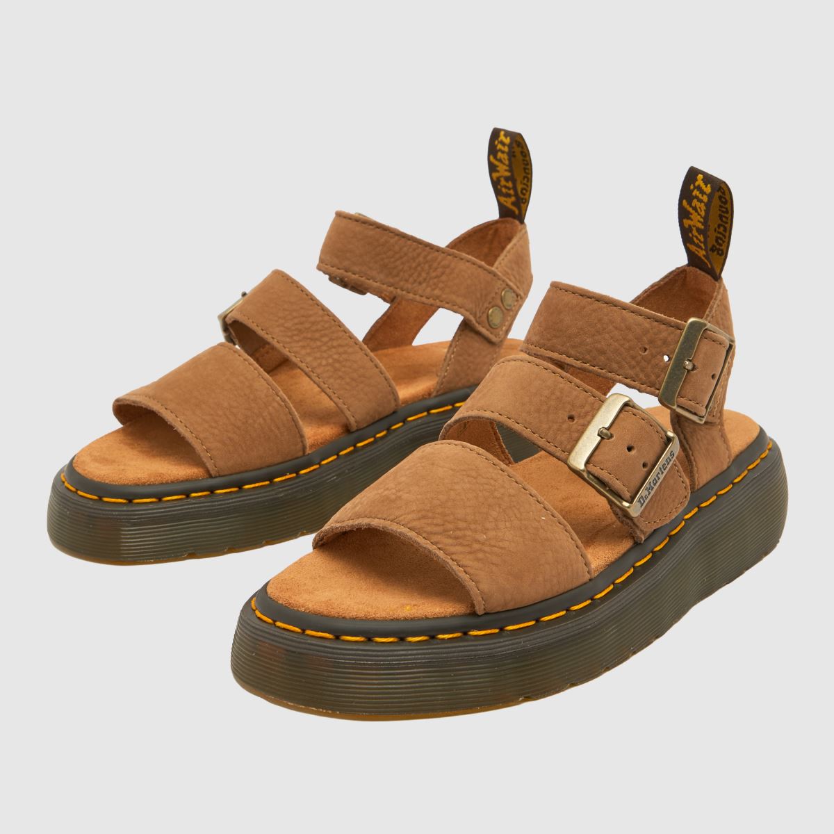 Dr. Martens Gryphon Quad Szandál Barna Színben