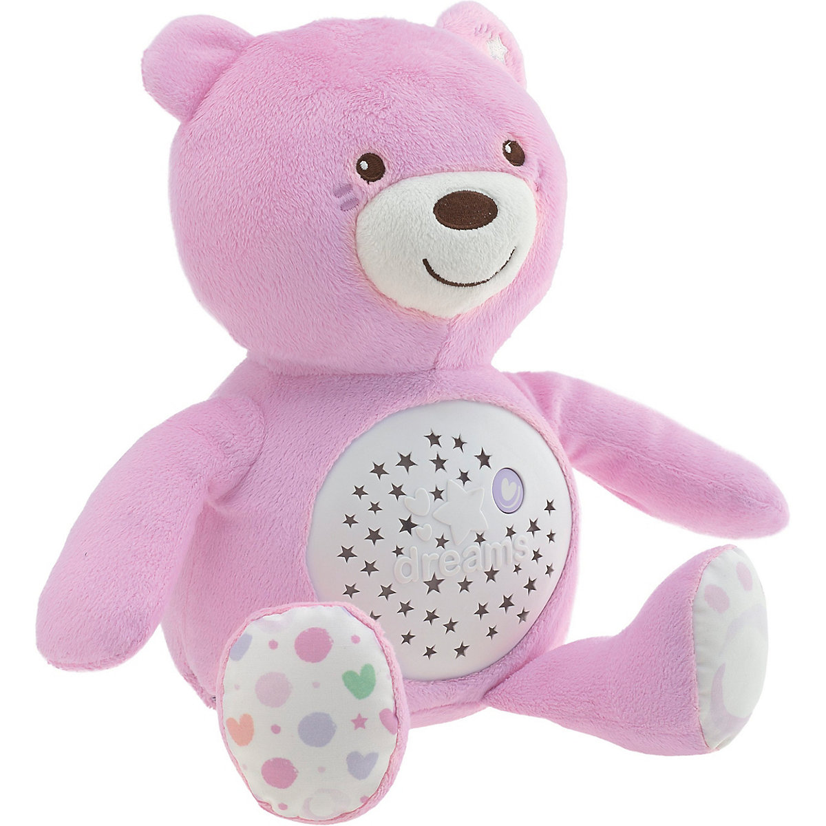 Nachtlicht mit Musik Baby Bär, rosa