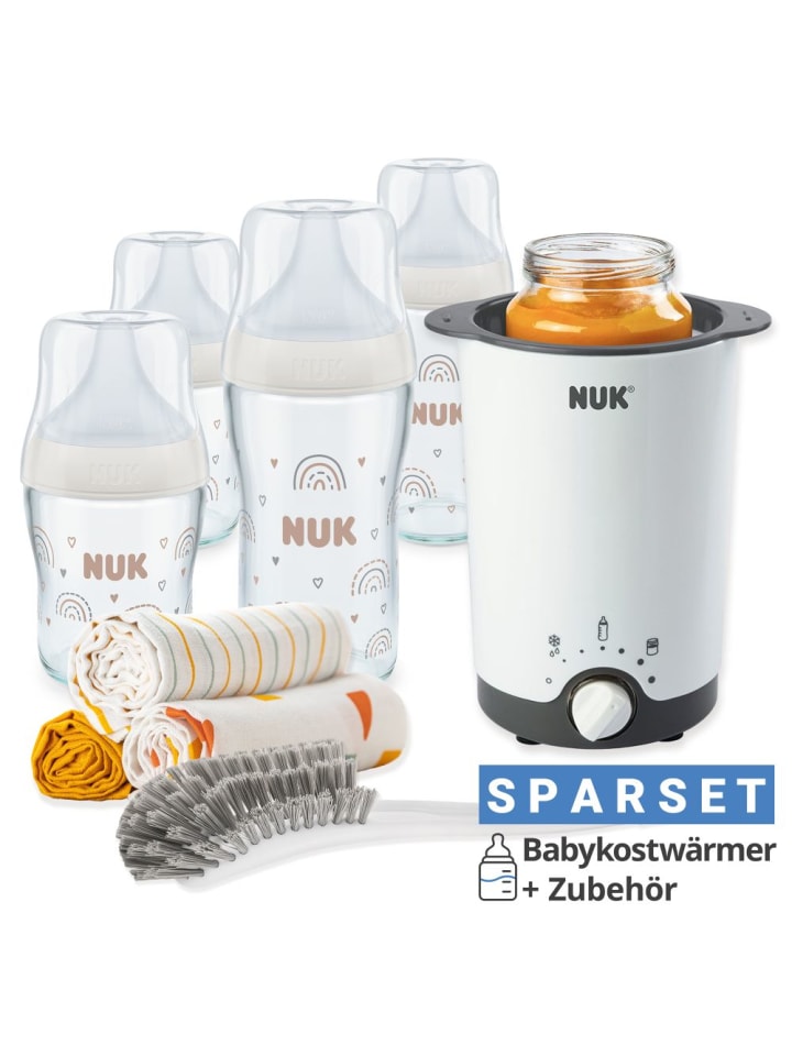 NUK Premium Starter-Set 9-tlg. - Babykostwärmer in weiss,motiv günstig kaufen onesize