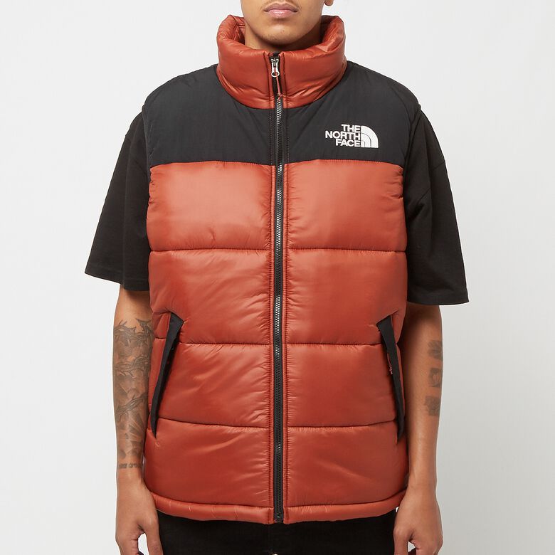 The North Face Himalayan Insulated Vest brandy brown/tnf black