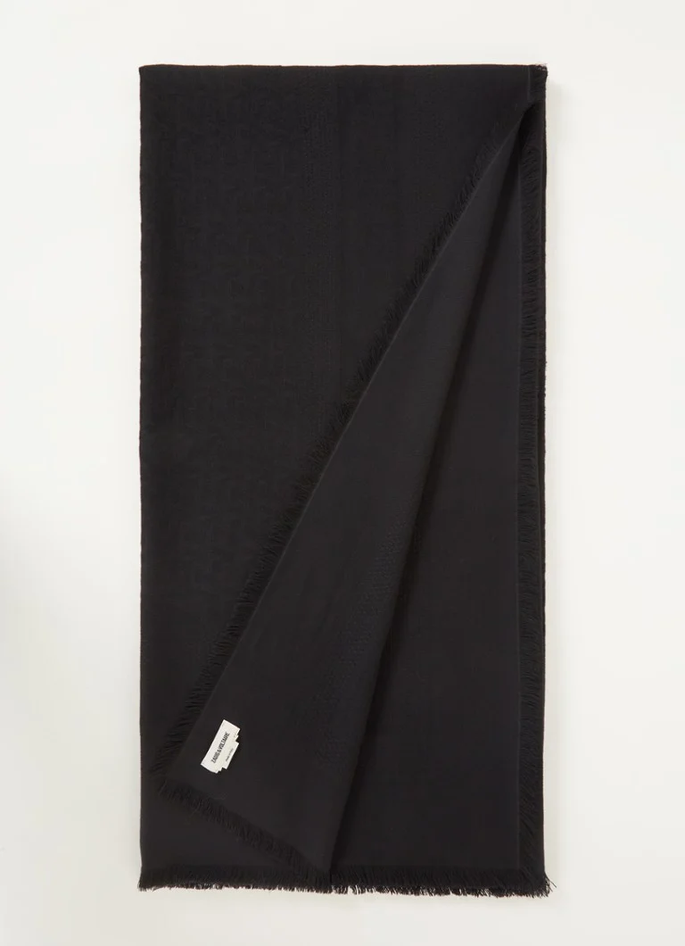 Zadig&Voltaire Glenn-huivi villasekoitetta 135 x 135 cm