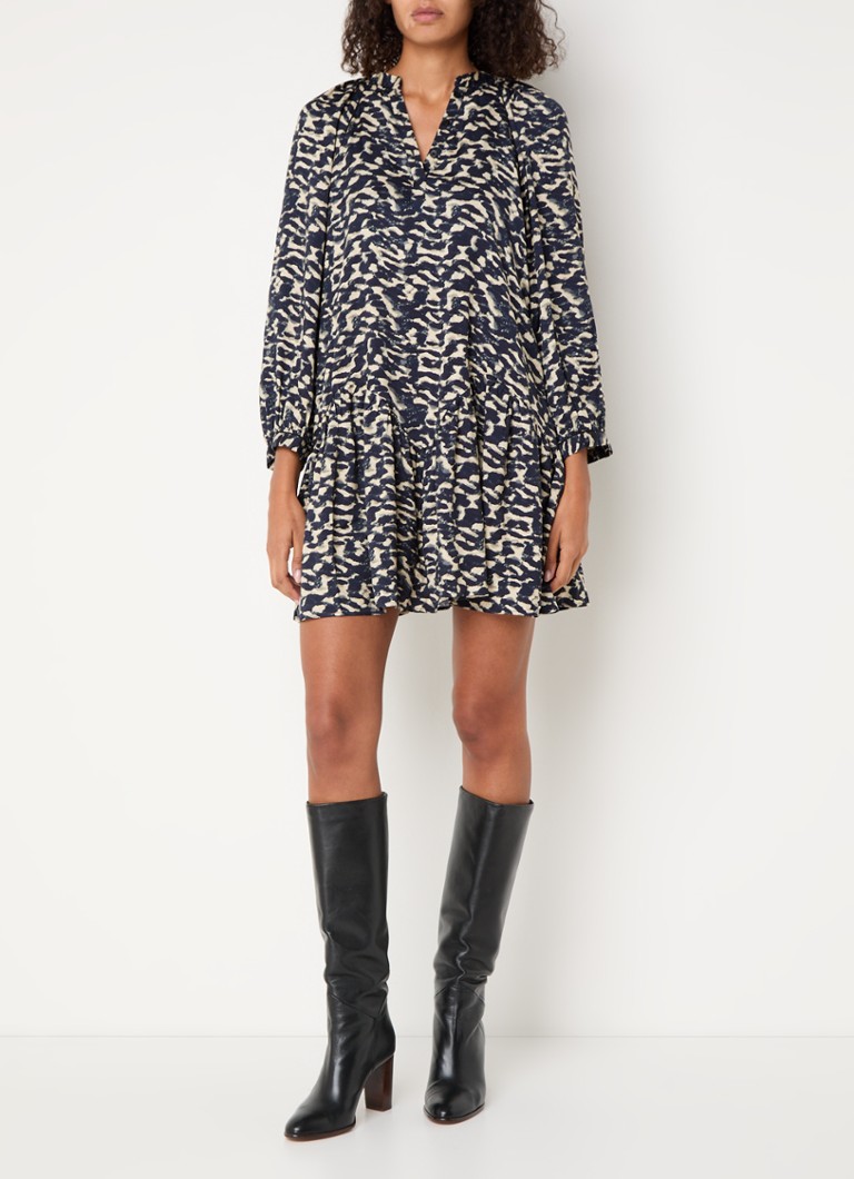 ba&sh Aisha mini tunic dress with print
