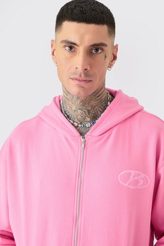 Tall Oversize Hoodie mit Reißverschluss