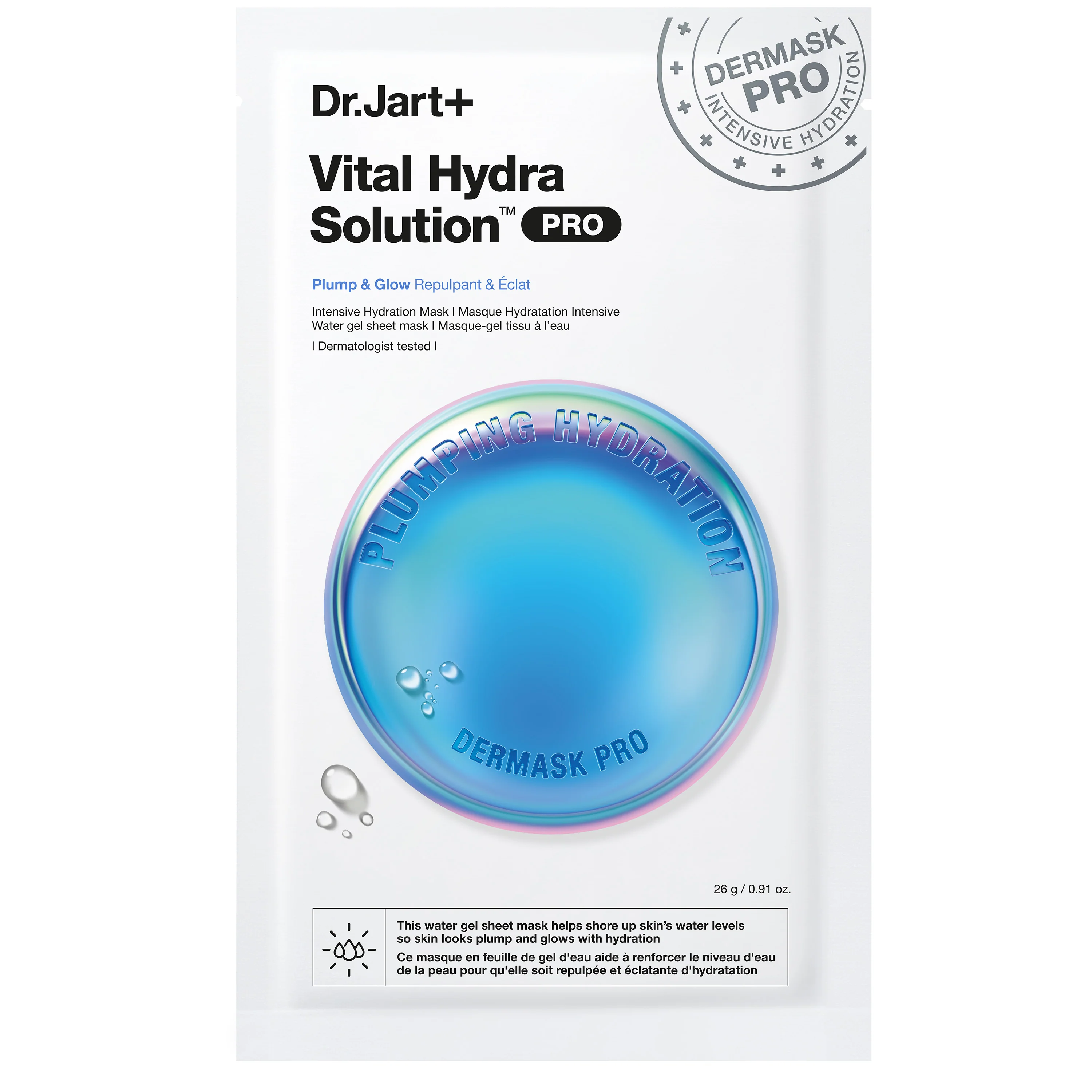 Dermask™ Vital Hydra Solution Pro - Fuktighetsgivende ansiktsmaske