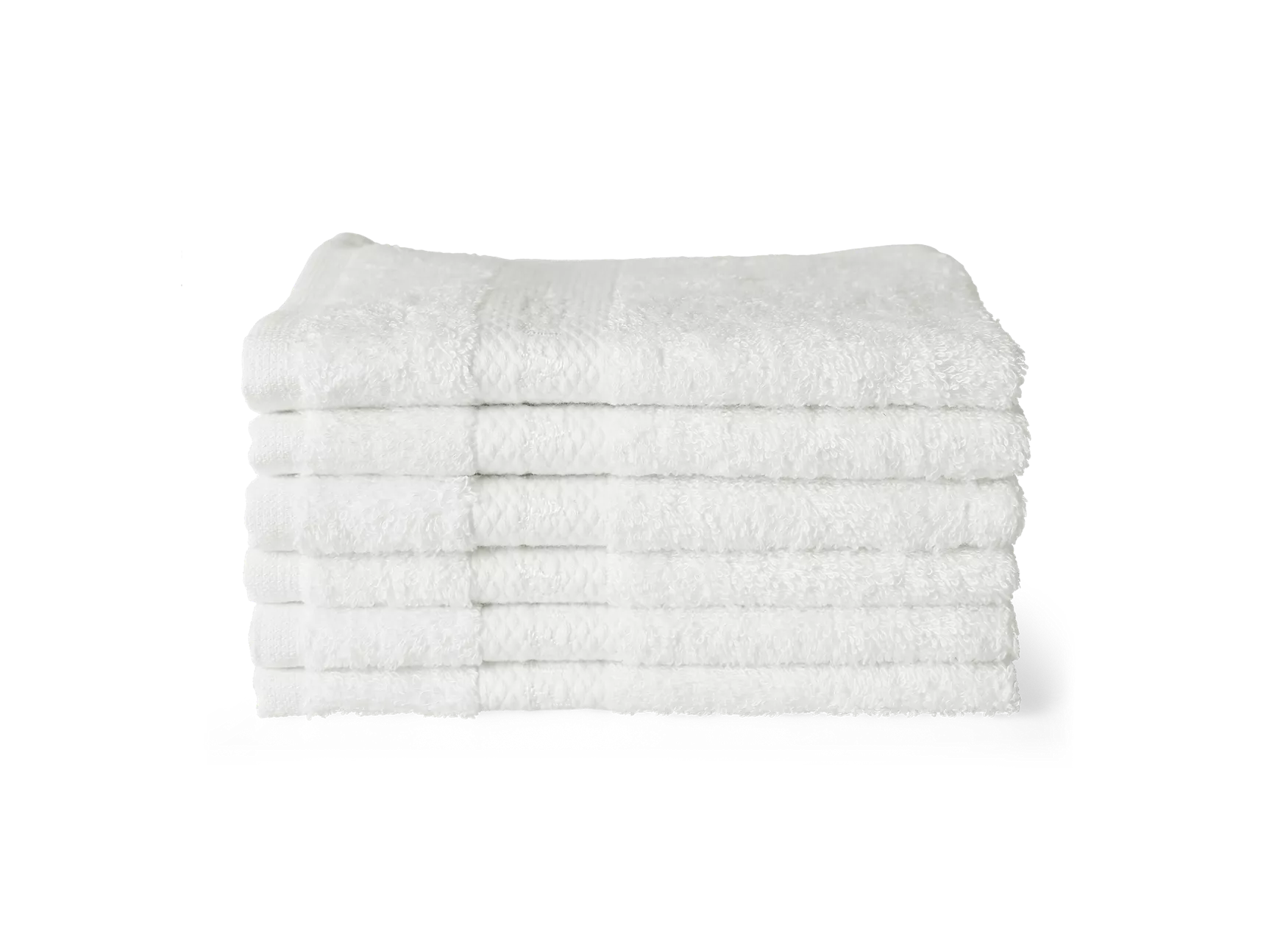 Serviette d'invité en coton ultra doux 30x30cm blanc cassé