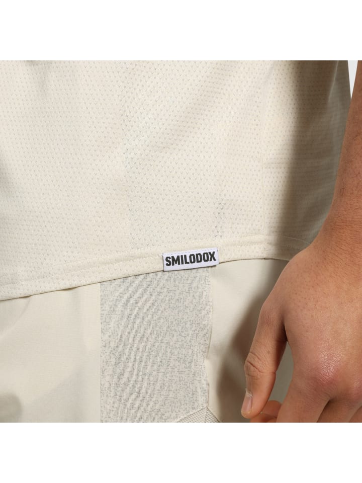 SMILODOX T-Shirt Powerfit Triple in Creme günstig kaufen