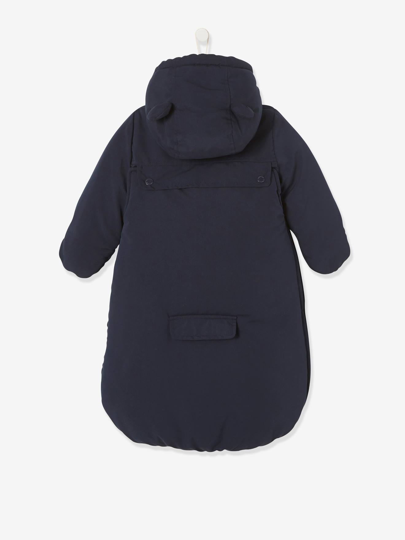 Vertbaudet 2-in-1 Baby Ausfahrsack / Steppjacke, Recycling-Polyester - nachtblau